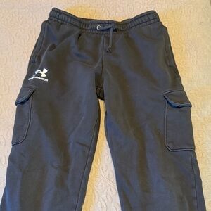 Under Armour Black Cargo Jogger Sweatpants